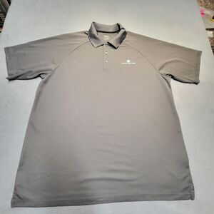 Chrysler Polo Shirt Mens 3XL Grey Short Sleeve Embroidered Employee Shirt